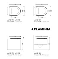 MEDIDAS ASIENTO y TAPA INODORO ASTRA FLAMINIA